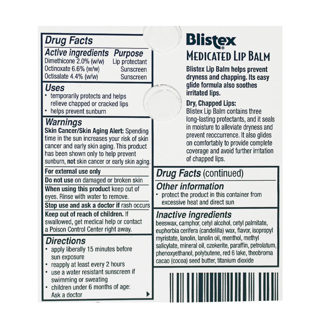 Blistex Lip Medex Balm - 0.25 oz. Jar - Image 3