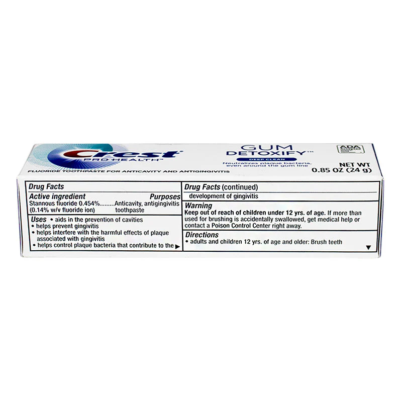 Crest Pro-Health Gum Detoxify Toothpaste - 0.85 oz. - Image 2
