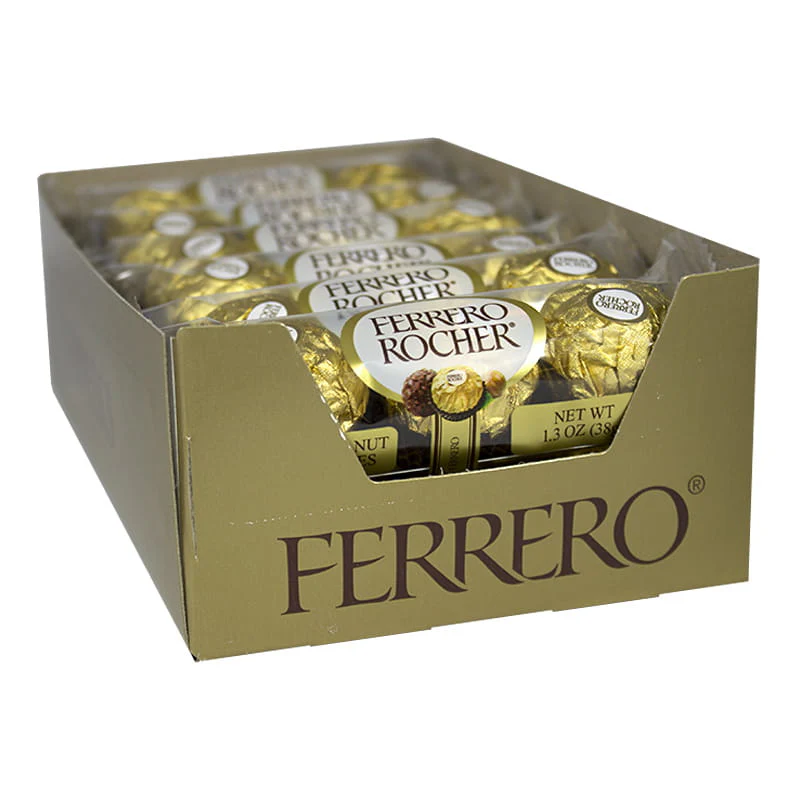 Ferrero Rocher Hazelnut Chocolate - 1.3 oz. - Image 2