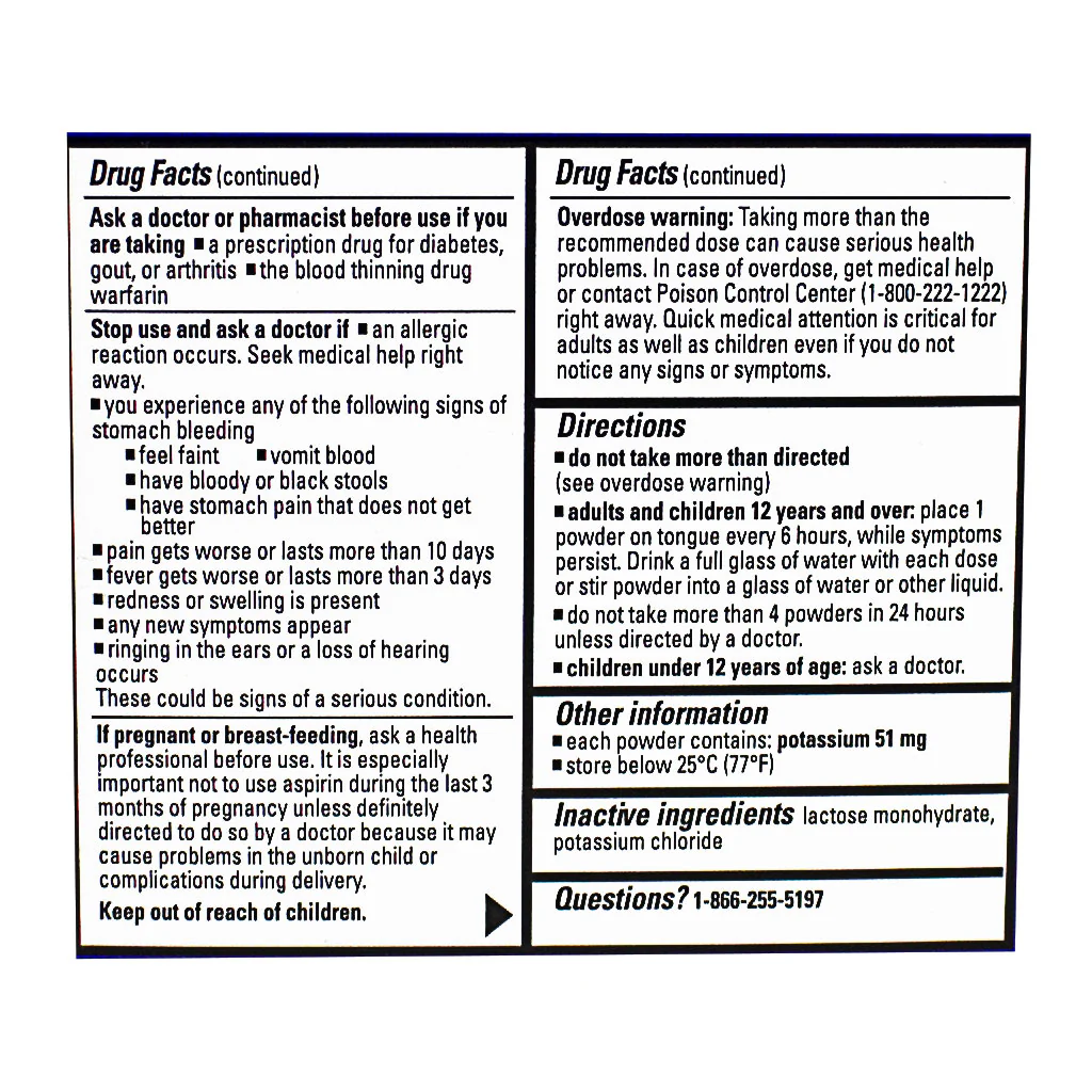 Goody's Extra Strength Headache Powder Sticks - Pack of 2 - Image 3