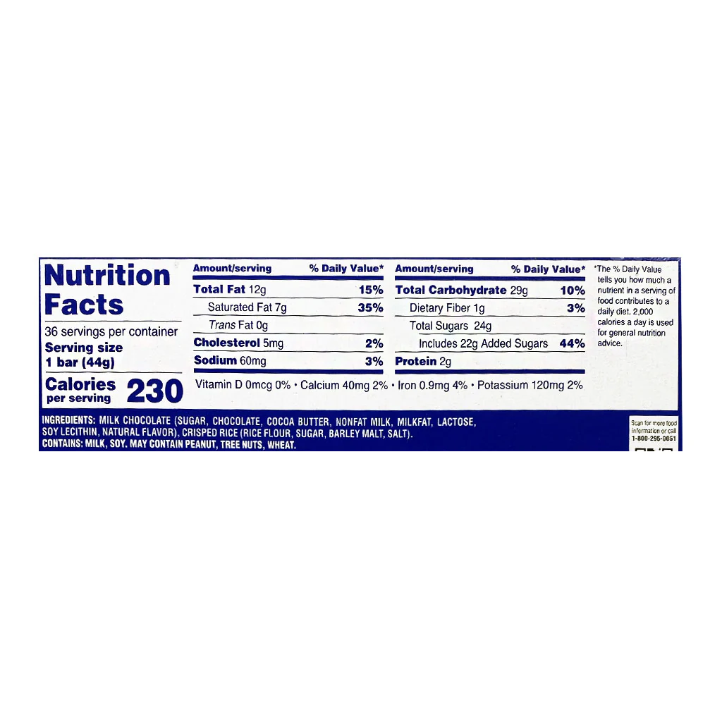 Nestle Crunch Chocolate Bar - 1.55 oz. - Image 2