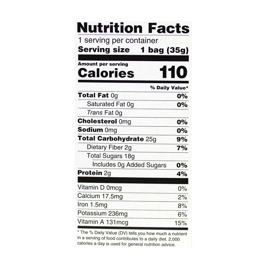 Peeled Snacks Organic Dried Mango - 1.23 oz. - Image 2