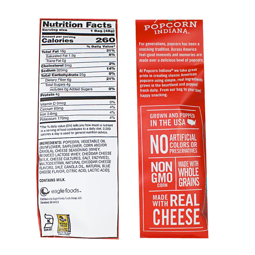 Popcorn Indiana Classic White Cheddar Popcorn - 1.7 oz. - Image 2