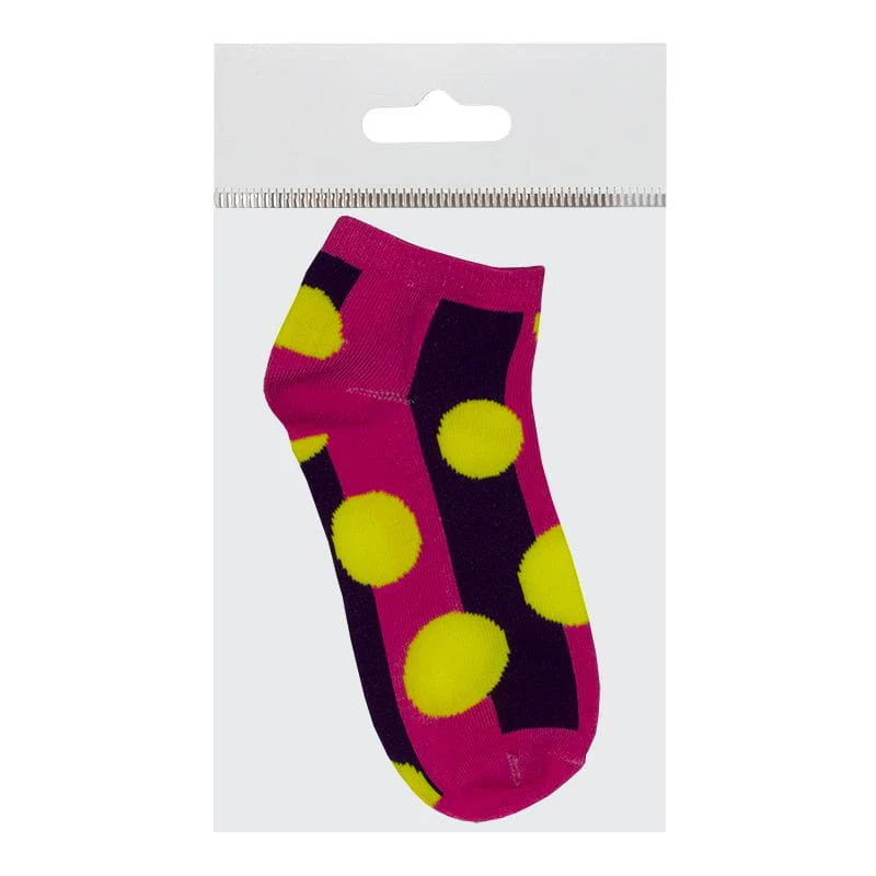 Women's Quarter Socks Assorted Prints - 1 Pair