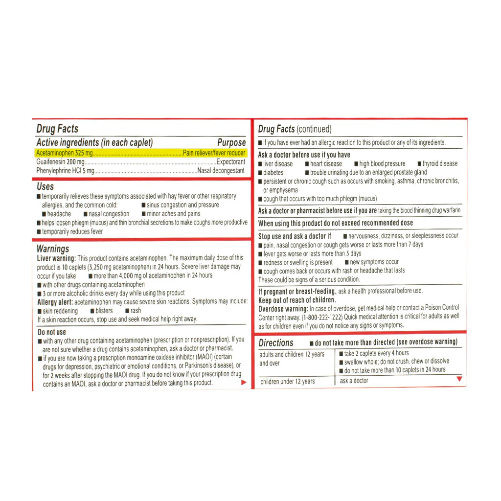 Tylenol Sinus Severe - Box of 24 - Image 3