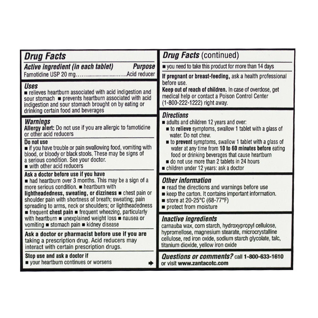 Zantac 360 Heartburn Relief - Card of 1 - Image 3